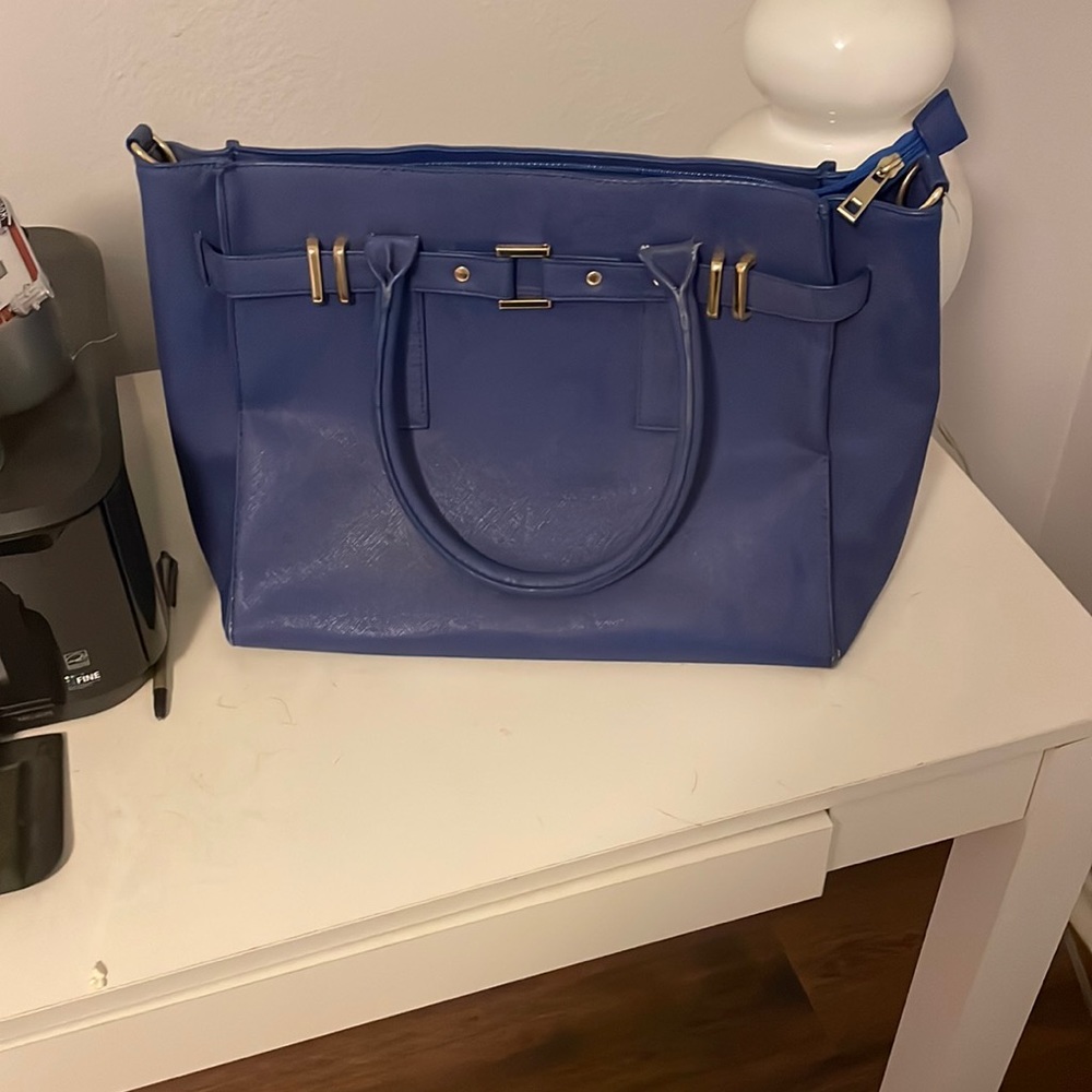 Dark Blue Satchel